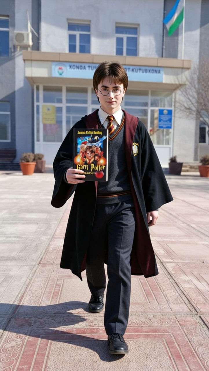 Garry Potter kutubxonada