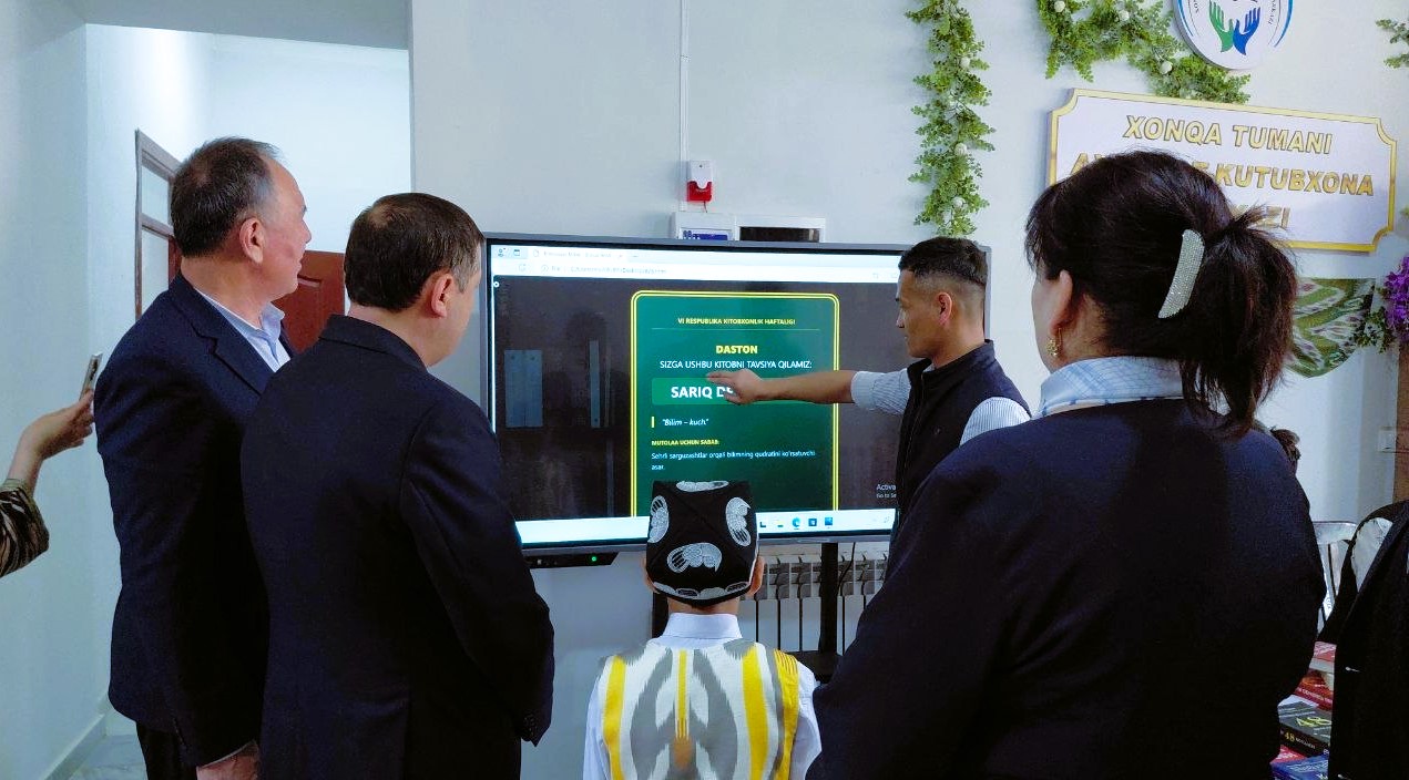 Kutubxonamizda innovatsiya: "Aqlli kitob tavsiya tizimi" taqdim etildi!