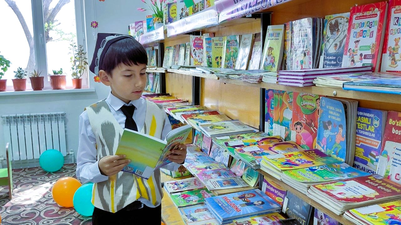 Kutubxonamizda jajji kitobxonlar uchun moʻjizaviy maskan!