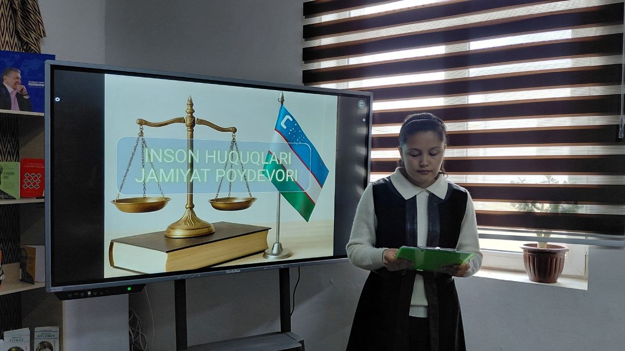 "Inson huquqlari - jamiyat poydevori"