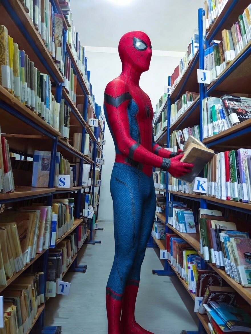 Marvel qahramonlari ham kutubxonada! 🕷📚