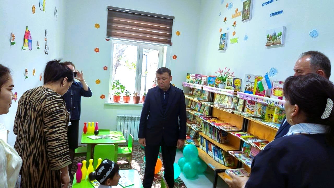 🧸 Kutubxonamizda jajji kitobxonlar uchun moʻjizaviy maskan!