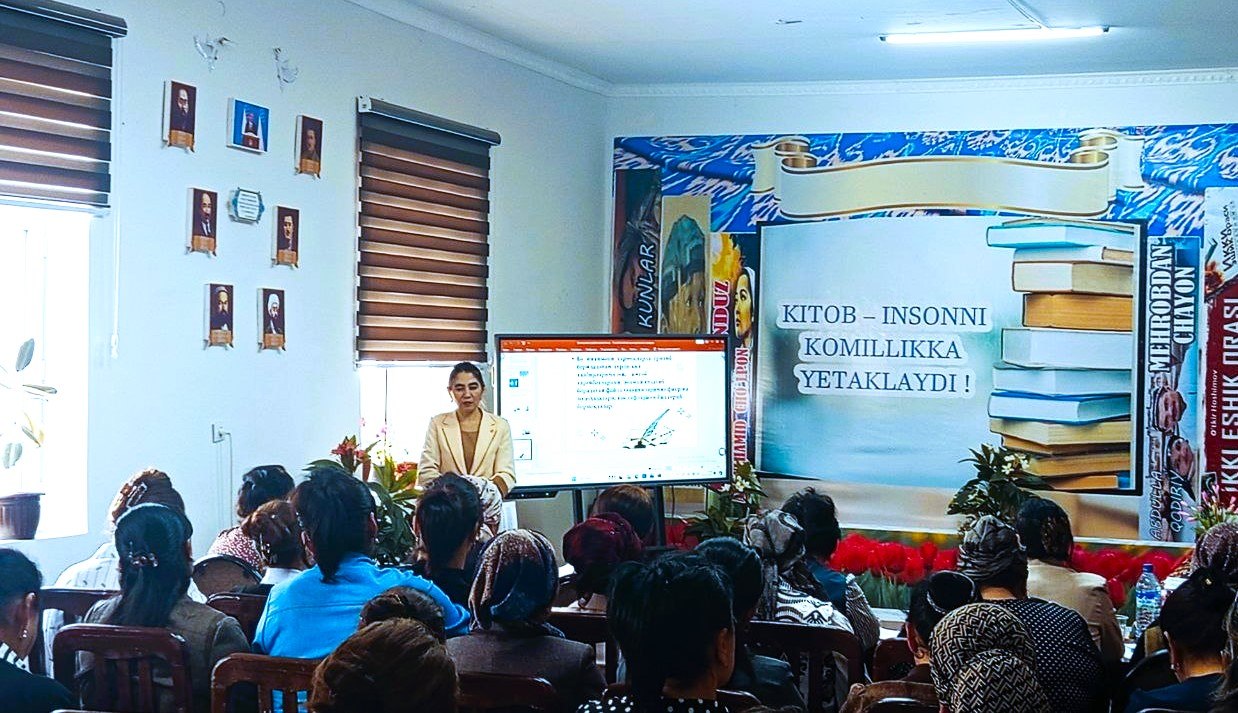 📌 KUTUBXONALARDA RAQAMLI TRANSFORMASIYA: MAKTAB KUTUBXONACHILARI UCHUN SEMINAR